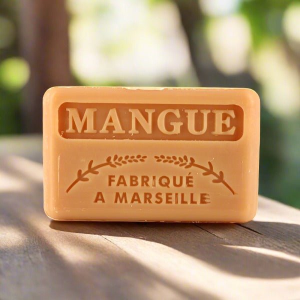 French Marseille Soap Mango (Mangue) 125g - FouFour - Savon de Marseille - Bar Soap - Eco Natural Products