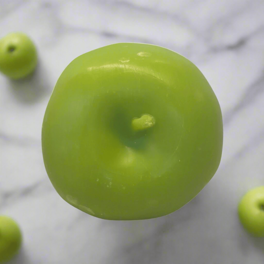 French Marseille Soap Pomme Verte Shape and Scent 110g - Savons.com / Foufour Entreprise - Bar Soap - Savons.com / Foufour Entreprise