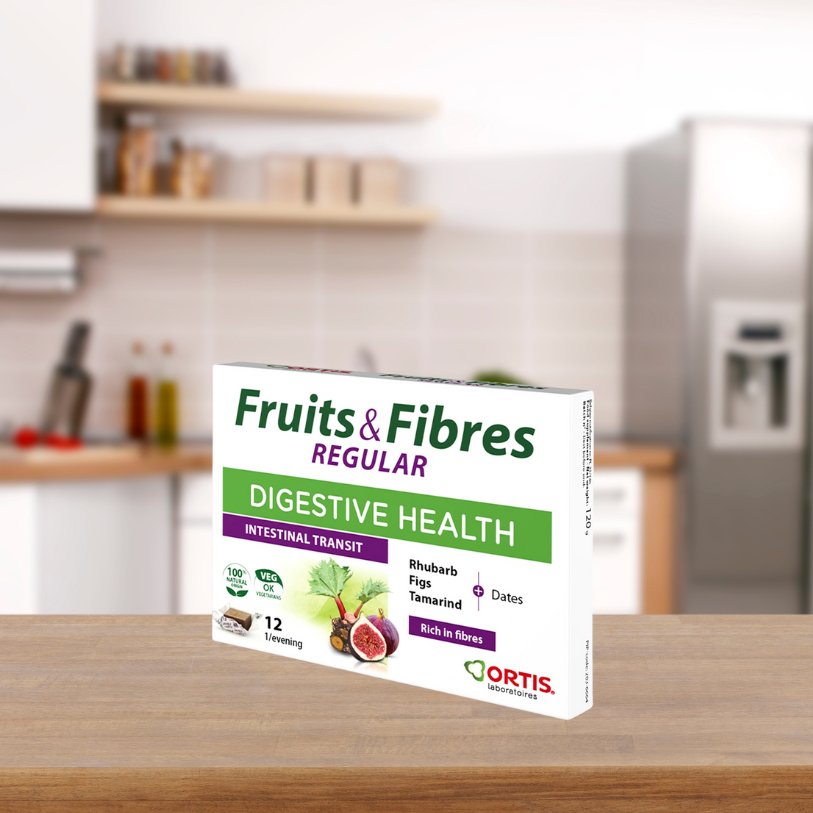 Fruits and Fibres Regular 12 Cubes - Ortis - Herbal Supplement - Eco Natural Products