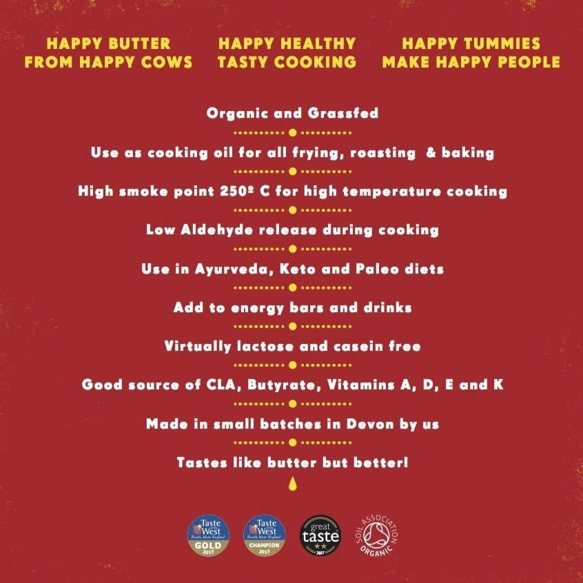 Grassfed Ghee Golden Turmeric 300g - Happy Butter - Food - Eco Natural Products