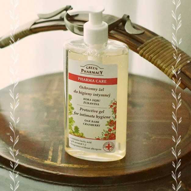 Intimate Soothing Gel Oak Bark Cranberry 300ml - Green Pharmacy - Intimate Hygiene Gel - Eco Natural Products