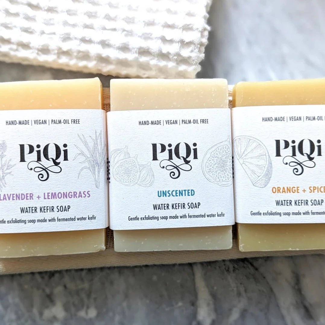 Kefir Soap Bar Fragrance Free 110g - PiQi - Bar Soap - Eco Natural Products