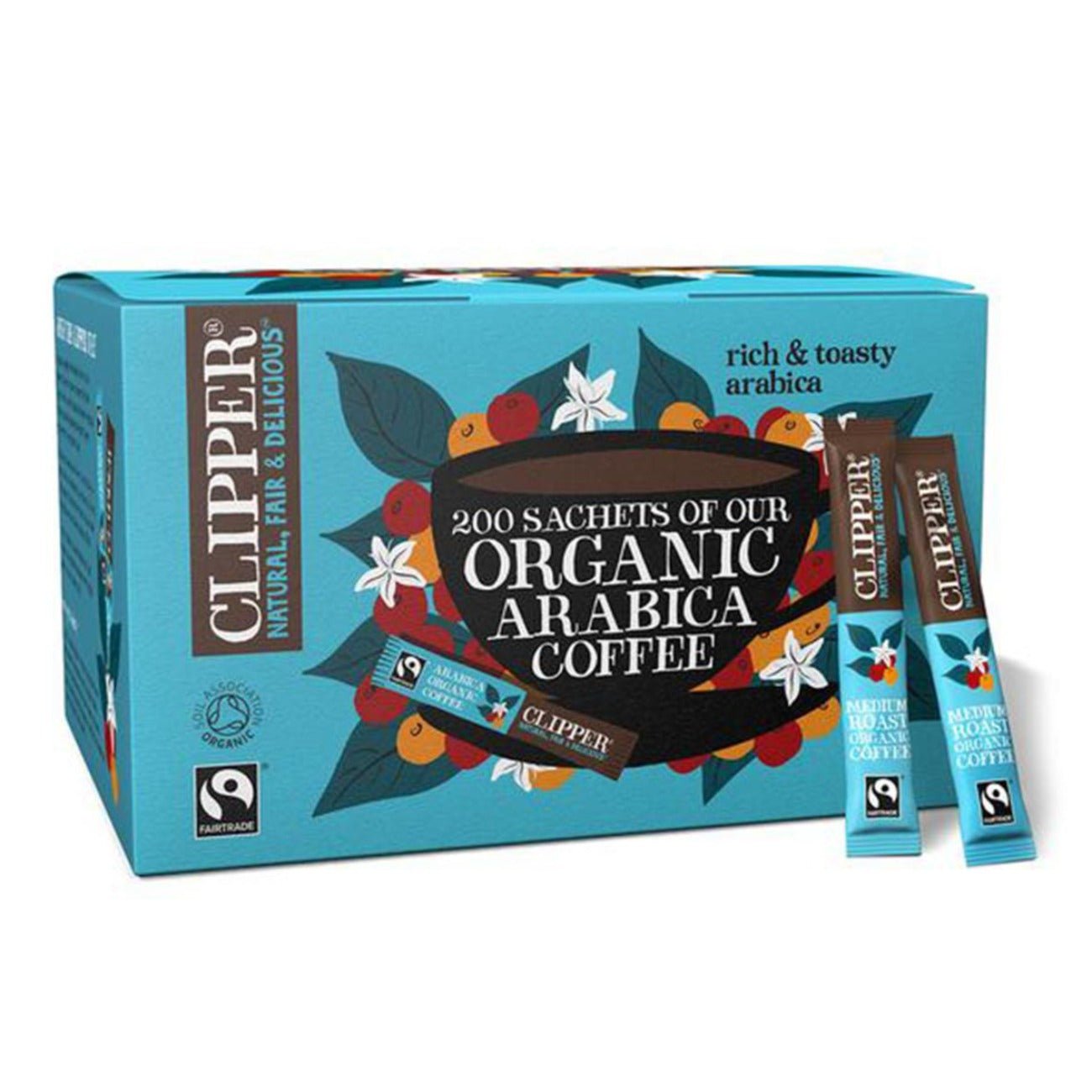 Latin American Arabica Instant Coffee 200 Sticks - Clipper - Instant Coffee - Eco Natural Products
