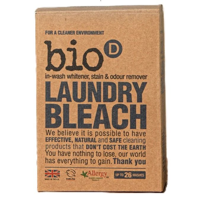 Laundry Bleach Whitener, Stain & Odour Remover 400g - Bio - D - Laundry Bleach - Eco Natural Products