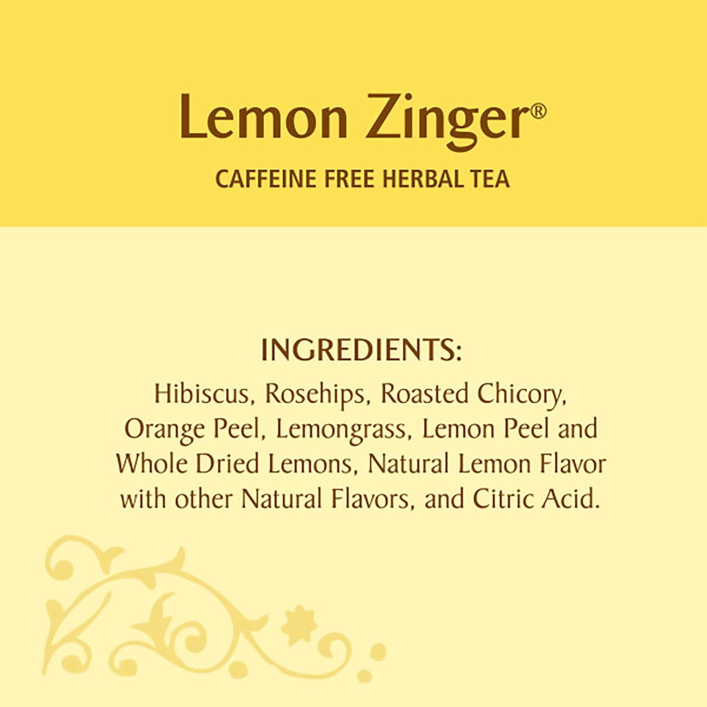 Lemon Zinger Herbal Tea 20 Bags - Celestial Seasonings - Herbal Tea - Eco Natural Products