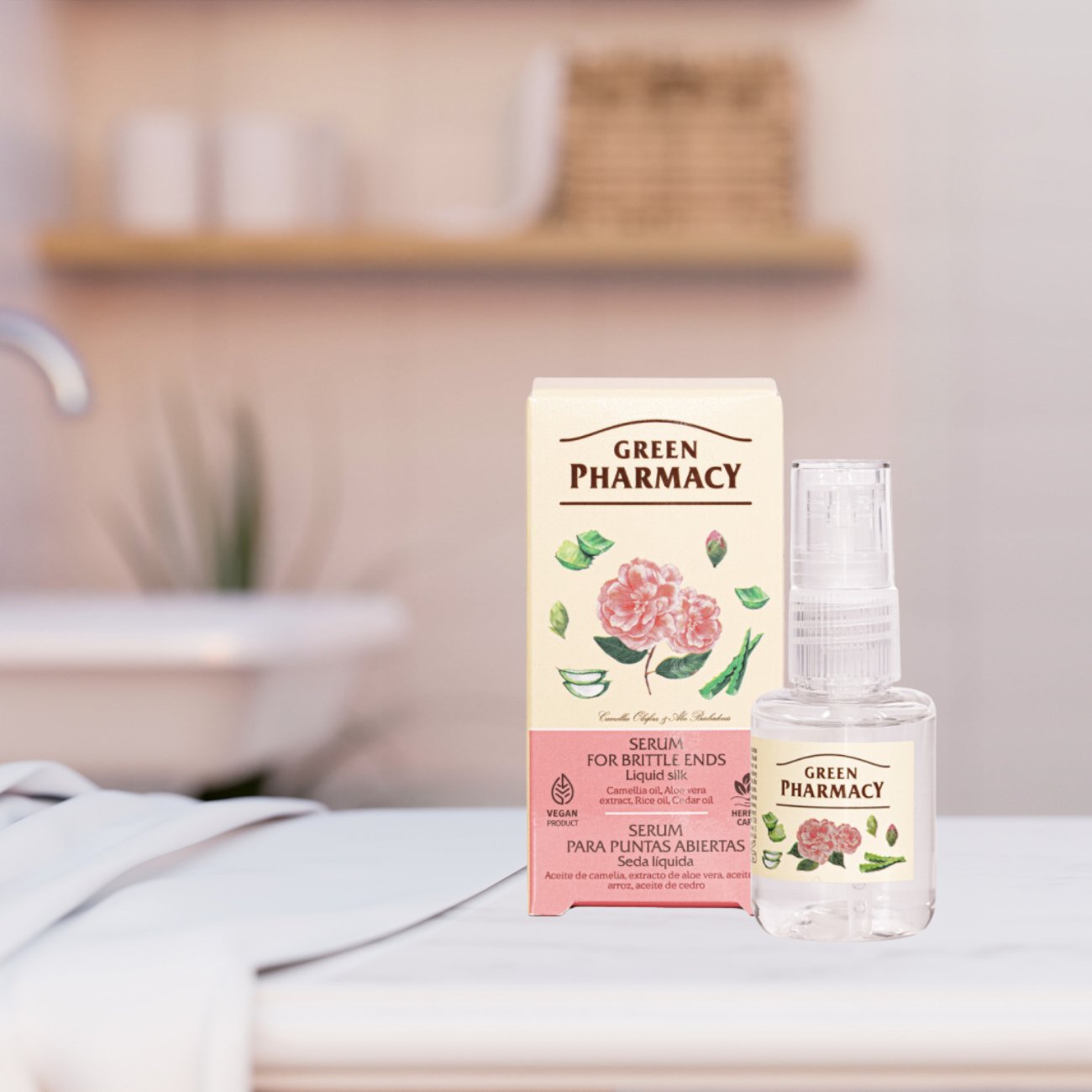 Liquid Silk Hair Serum 30ml - Green Pharmacy - Serum - Eco Natural Products