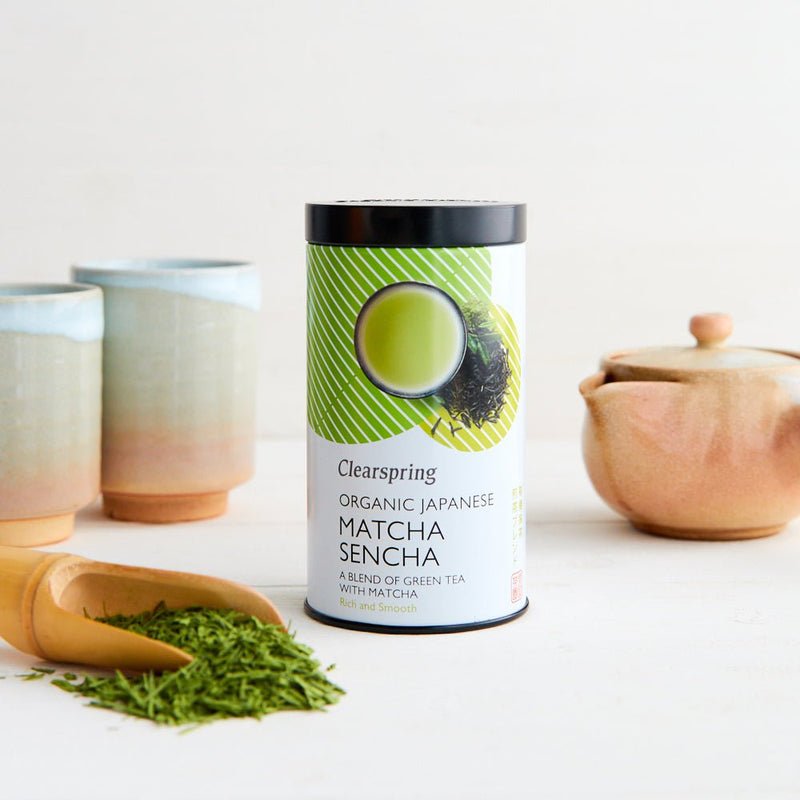 Loose Tea Organic Japanese Matcha Sencha 85g - Clearspring - Matcha - Eco Natural Products