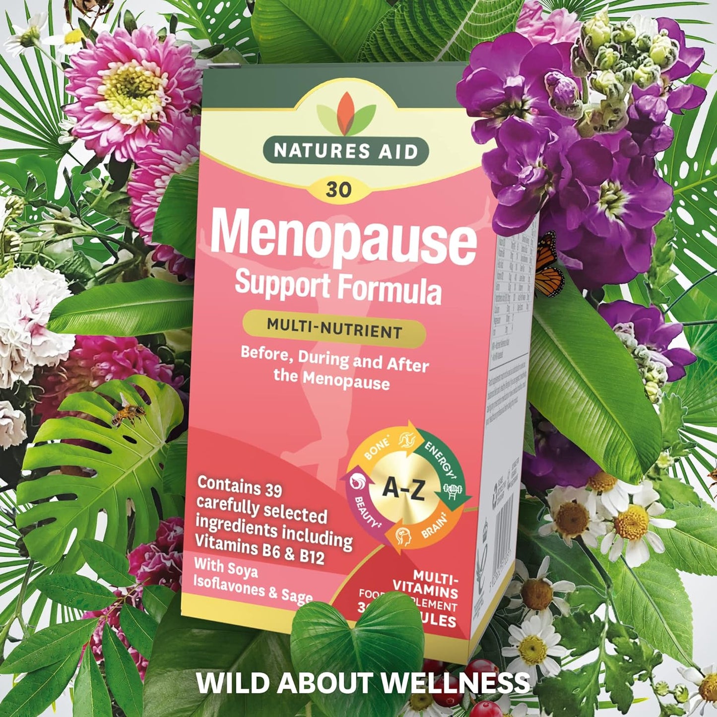 Menopause Support Formula 30 Capsules - Natures Aid - Food Supplements - Eco Natural Products