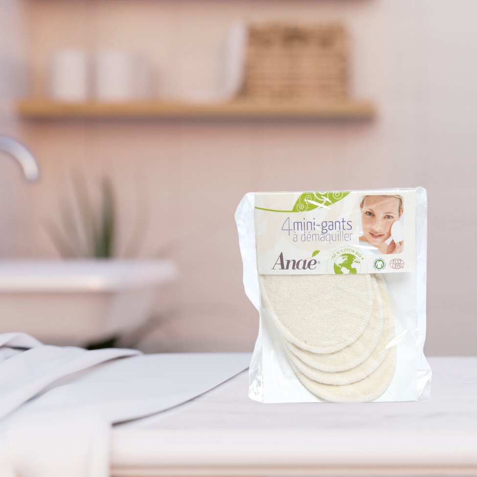 Mini Washable Make Up Cotton Gloves 4pcs - Anaé - Gloves - Eco Natural Products