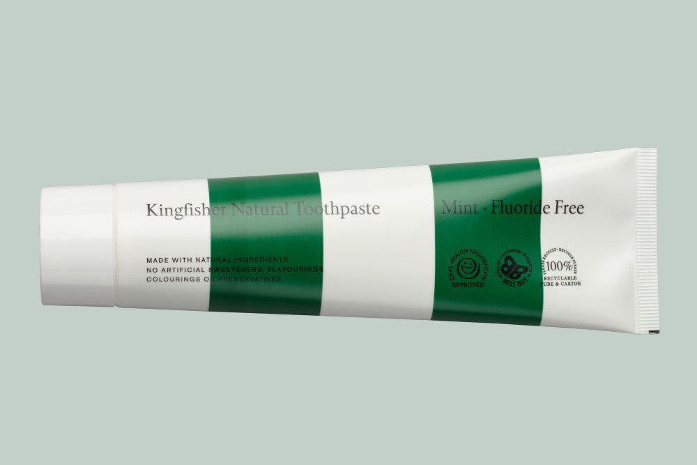 Mint Fluoride Free Toothpaste 100ml - Kingfisher - Toothpaste - Eco Natural Products