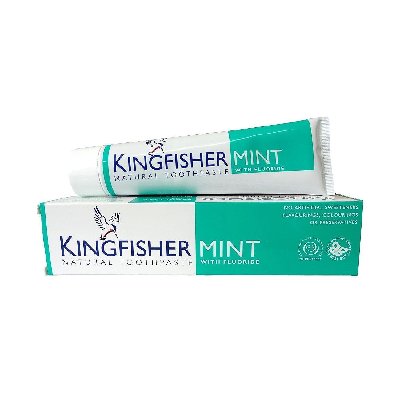 Mint with Fluoride Toothpaste 100ml - Kingfisher - Toothpaste - Eco Natural Products