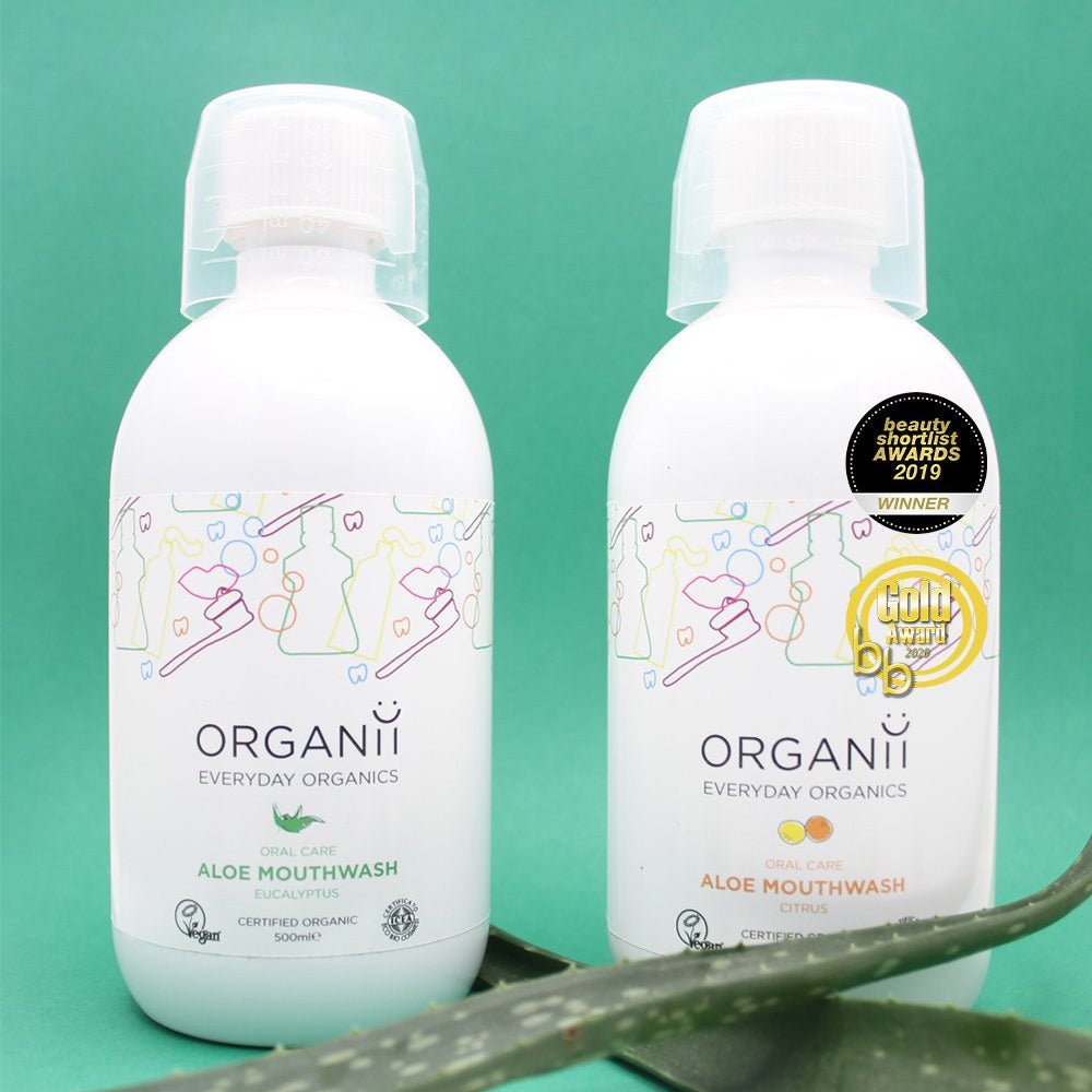 Mouthwash Aloe & Citrus 500ml - Organii - Mouthwash - Eco Natural Products