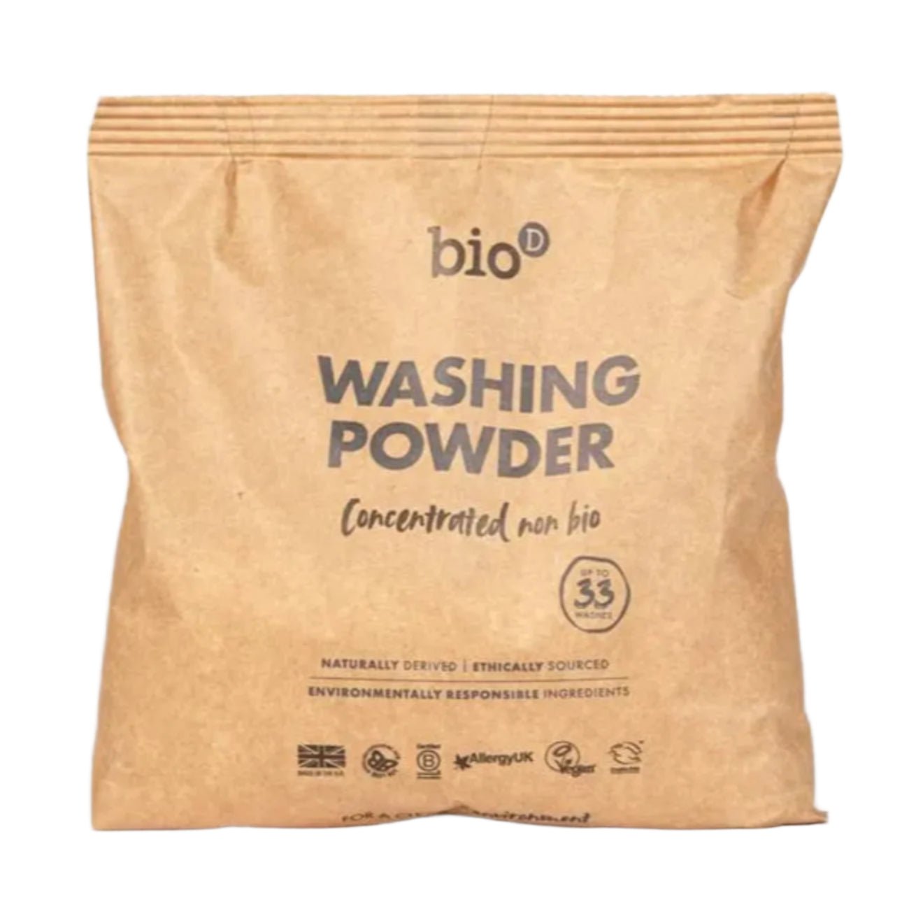 Non - biological Washing Powder 1kg - Bio - D - Washing Powder - Bio - D