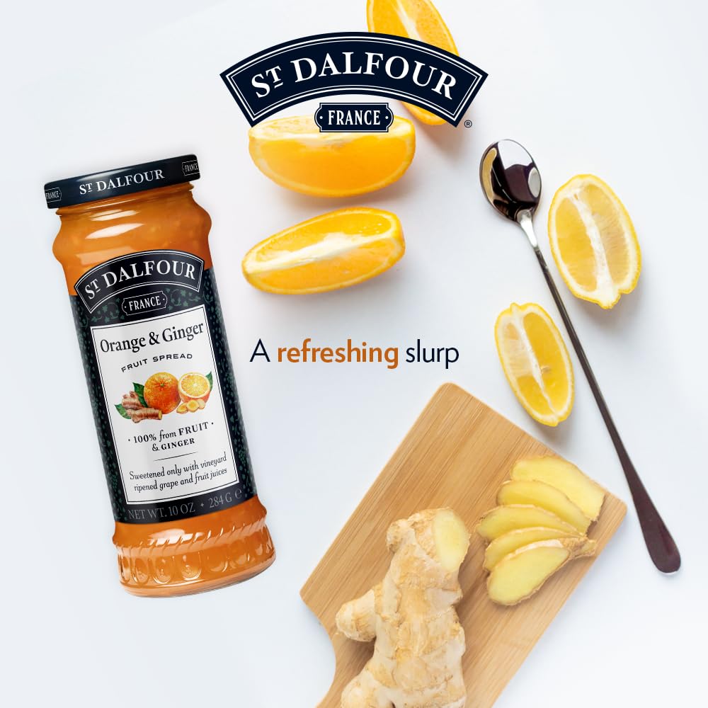Orange & Ginger Fruit Spread 284g - St Dalfour - Fruit Spread - Eco Natural Products