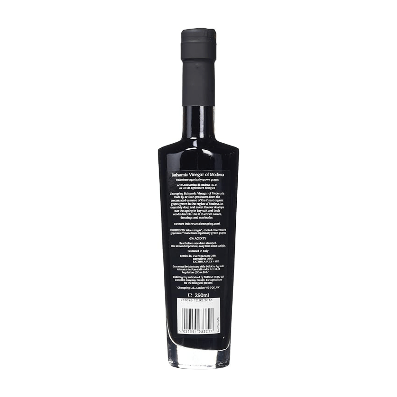 Organic Aged Balsamic Vinegar 250ml - Clearspring - Vinegar - Eco Natural Products