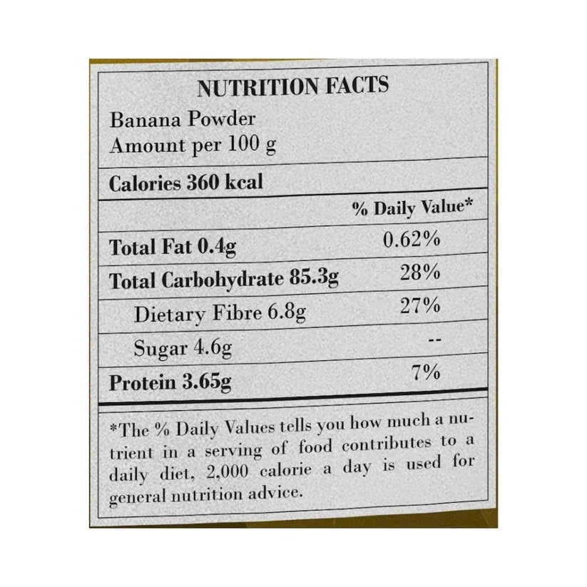 Organic Banana Powder 250g - Ausha - Herbs & Spices - Ausha