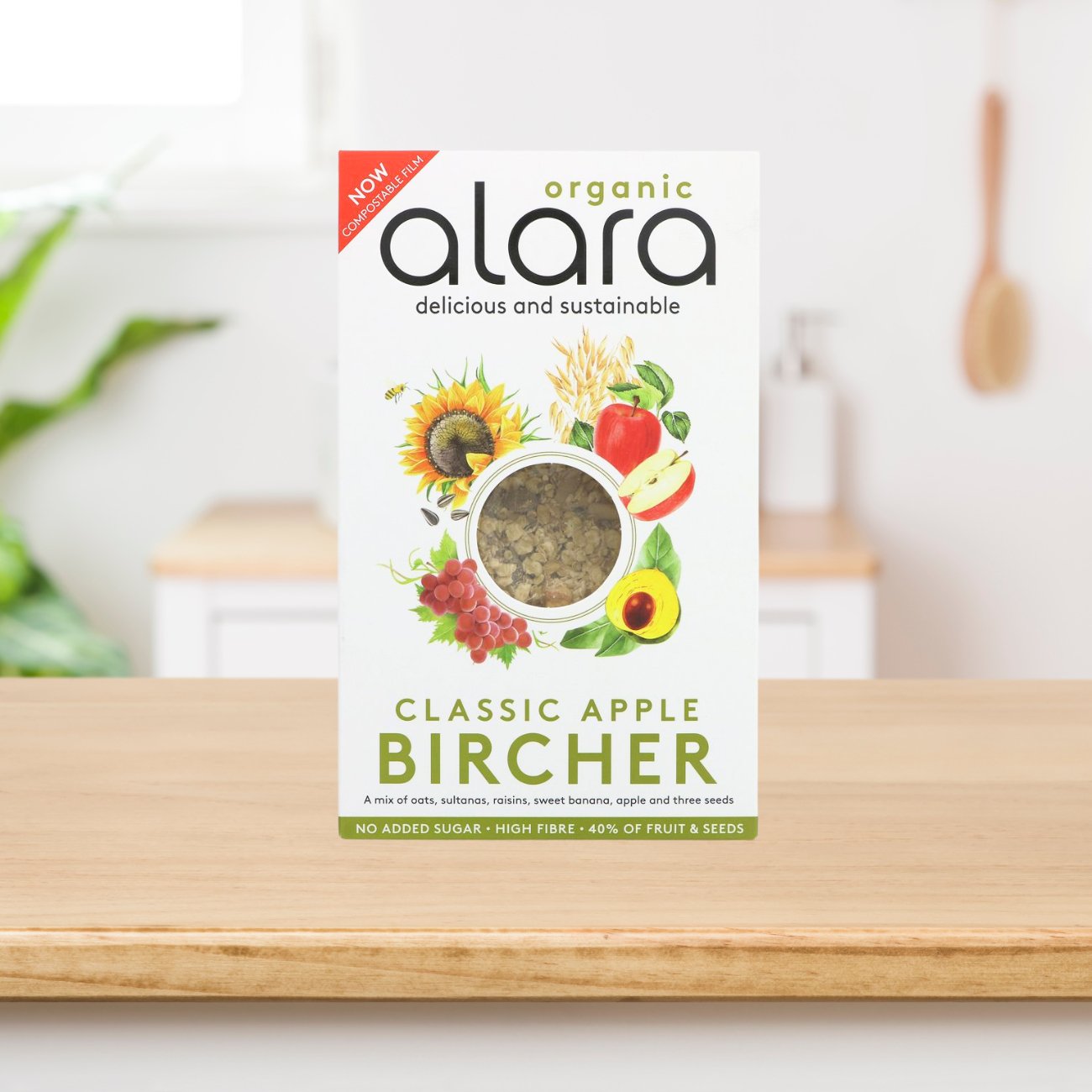 Organic Classic Apple Bircher Muesli 450g - Alara - Muesli - Eco Natural Products