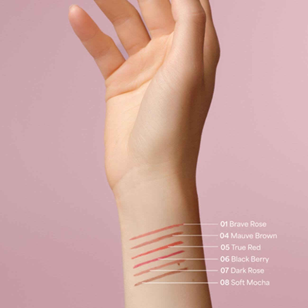 Organic Dark Rose 07 Lip Contour 1.4g - Lavera - Lavera