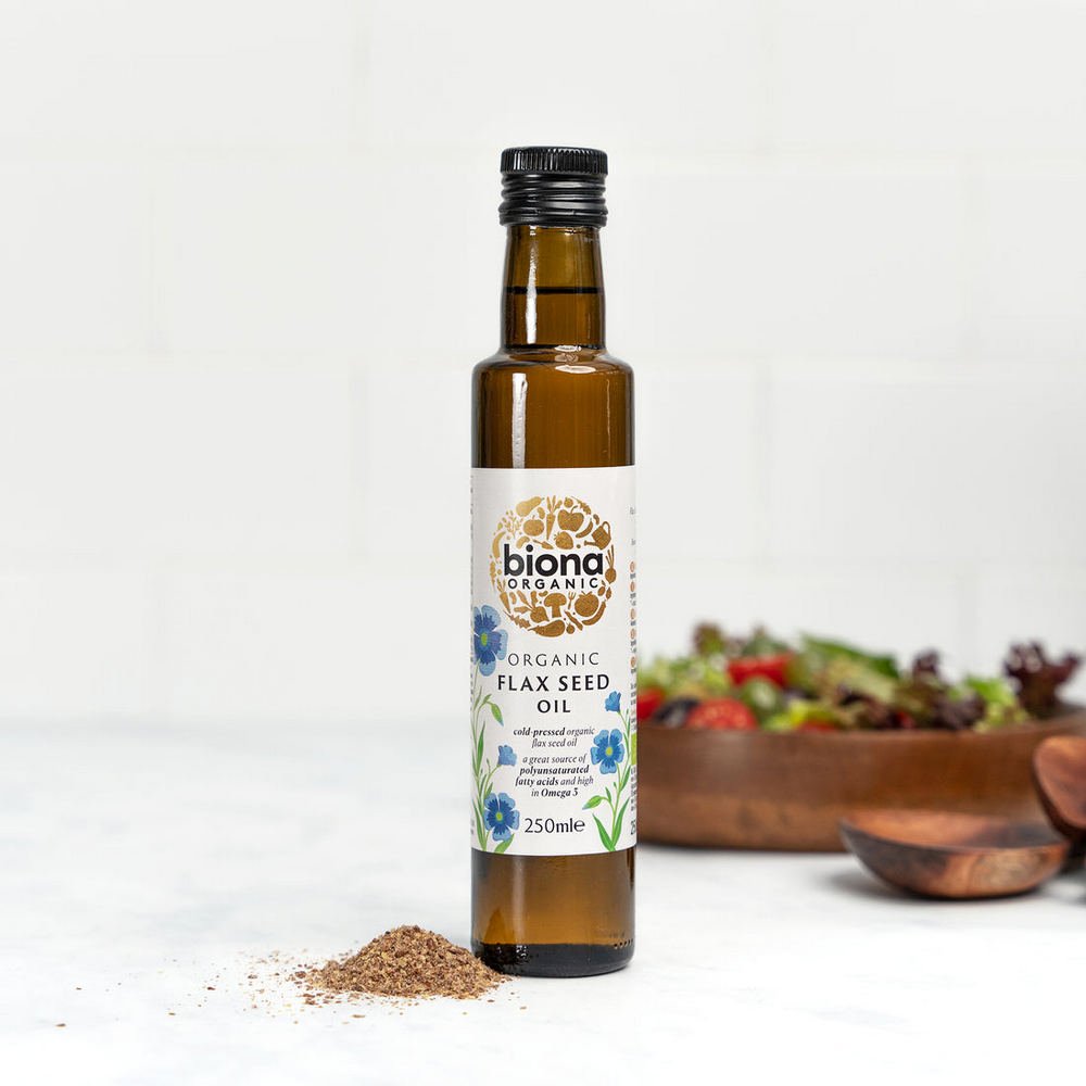 Organic Flax Seed Oil 250ml - Biona - Oil - Eco Natural Products