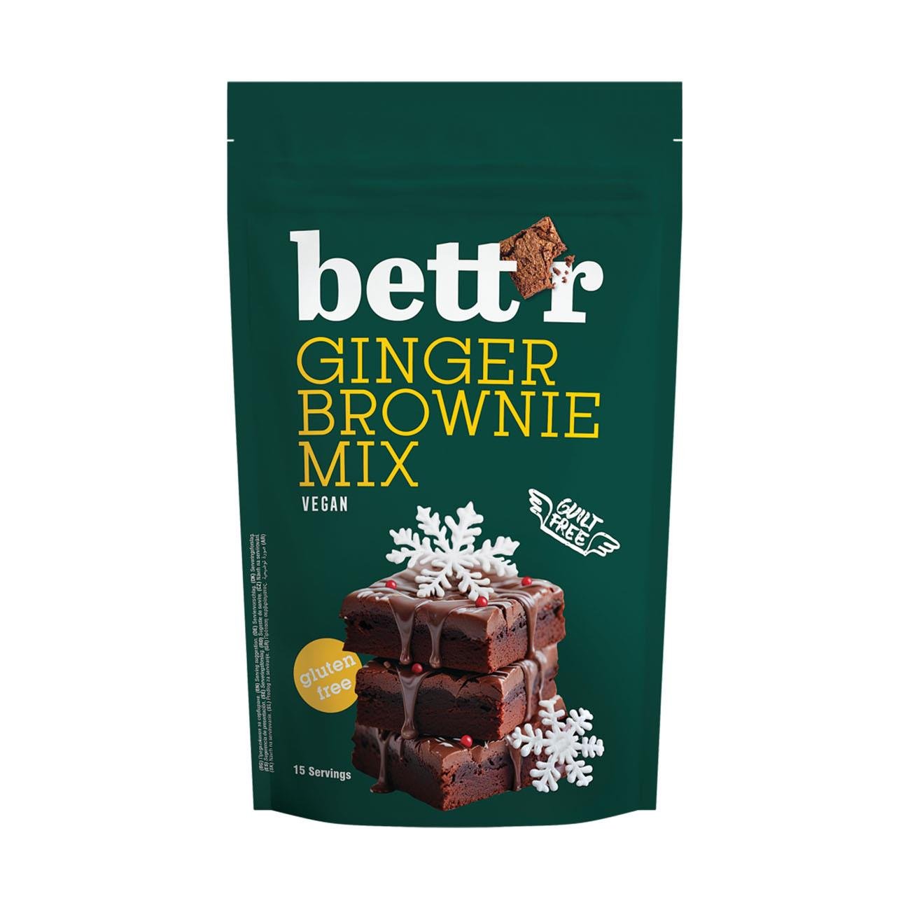 Organic Gingerbread Brownie Christmas Mix 400g - Bettr - Bettr