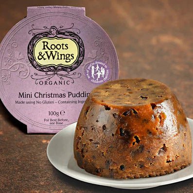 Organic Gluten Free Mini Christmas Pudding 100g - Roots And Wings - Pudding & Gelatin Snacks - Roots And Wings