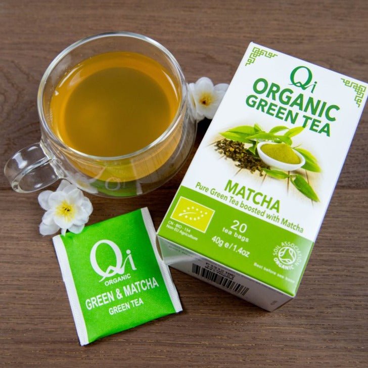 Organic Green Tea & Matcha 25 Bags - Qi - Green tea - Eco Natural Products