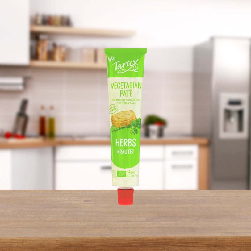 Organic Herb Vegetarian Pate Tube 200g - Tartex - Pate - Eco Natural Products