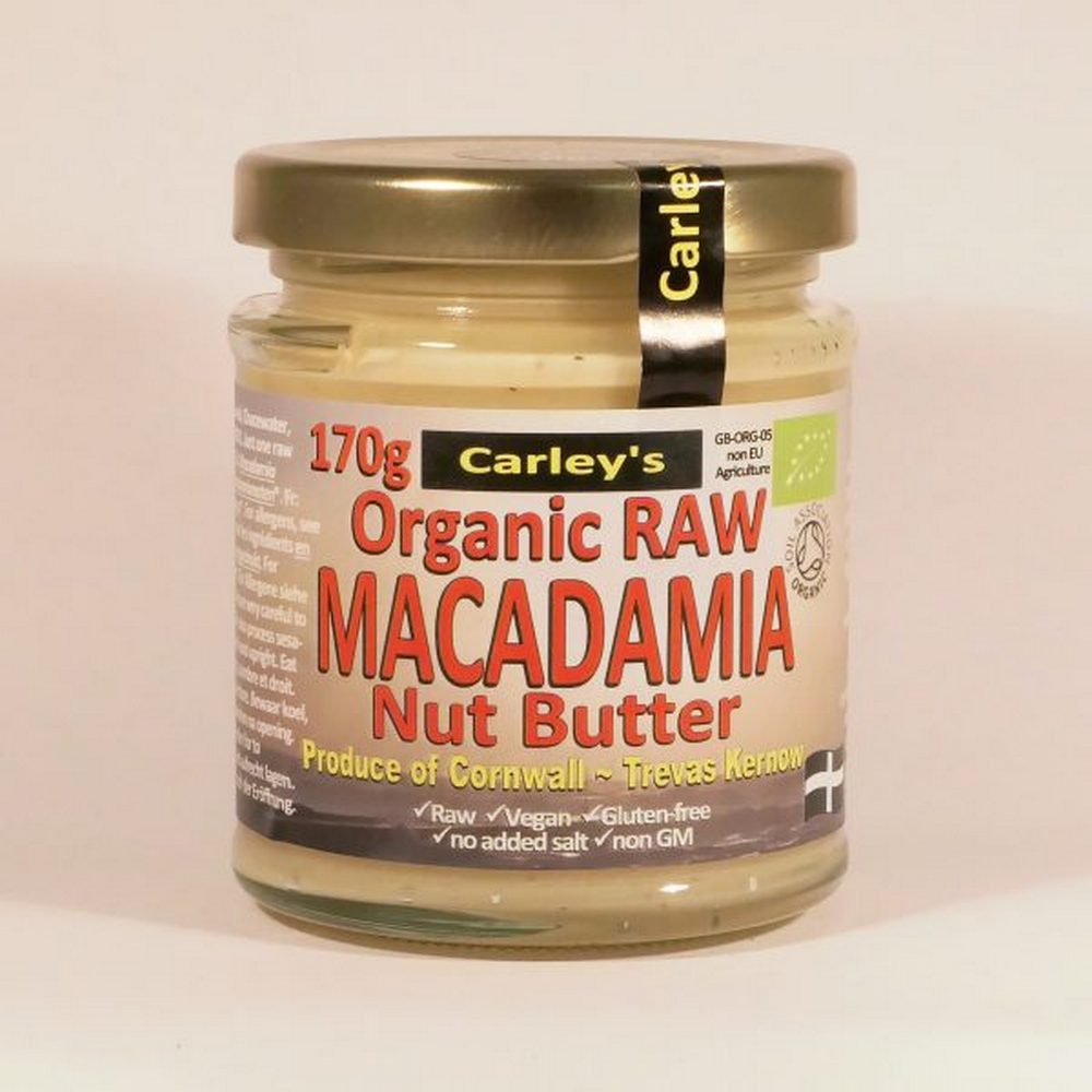 Organic Macadamia Butter 170g - Carley´s - Nut Butters - Eco Natural Products