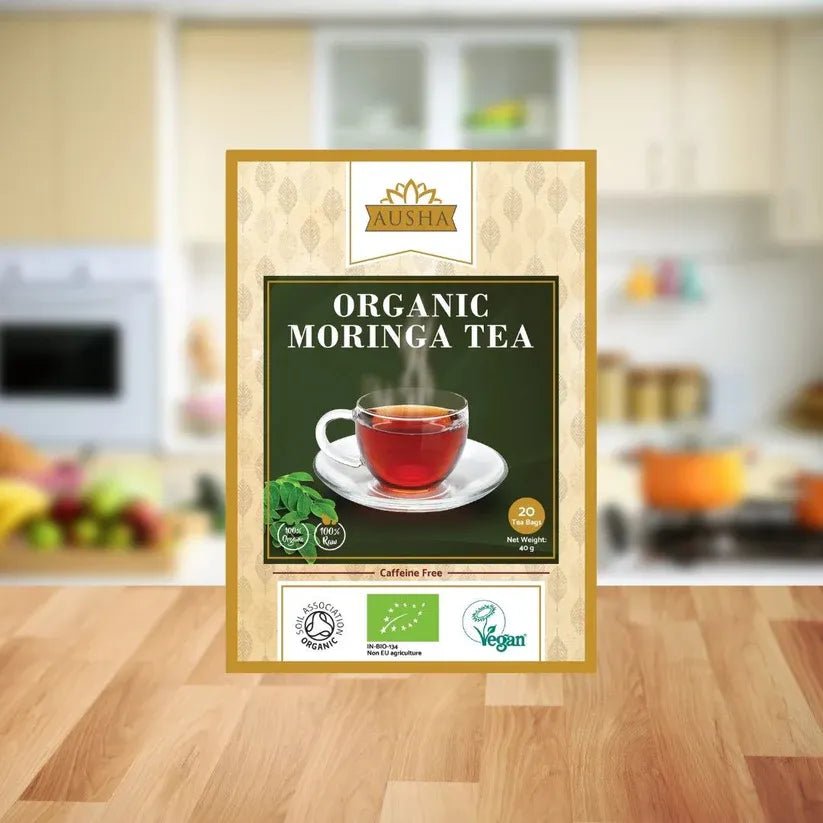 Organic Moringa Herbal Infusion Tea 20 Bags - Ausha - Teas - Ausha
