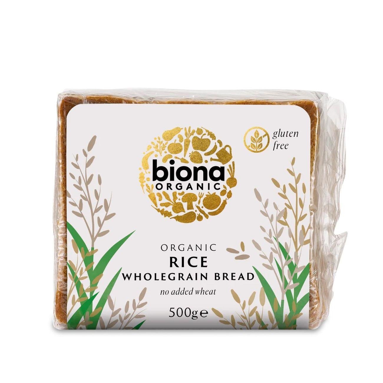 Organic Rice Bread 500g BBE 28.12.2025 - Biona - Biona