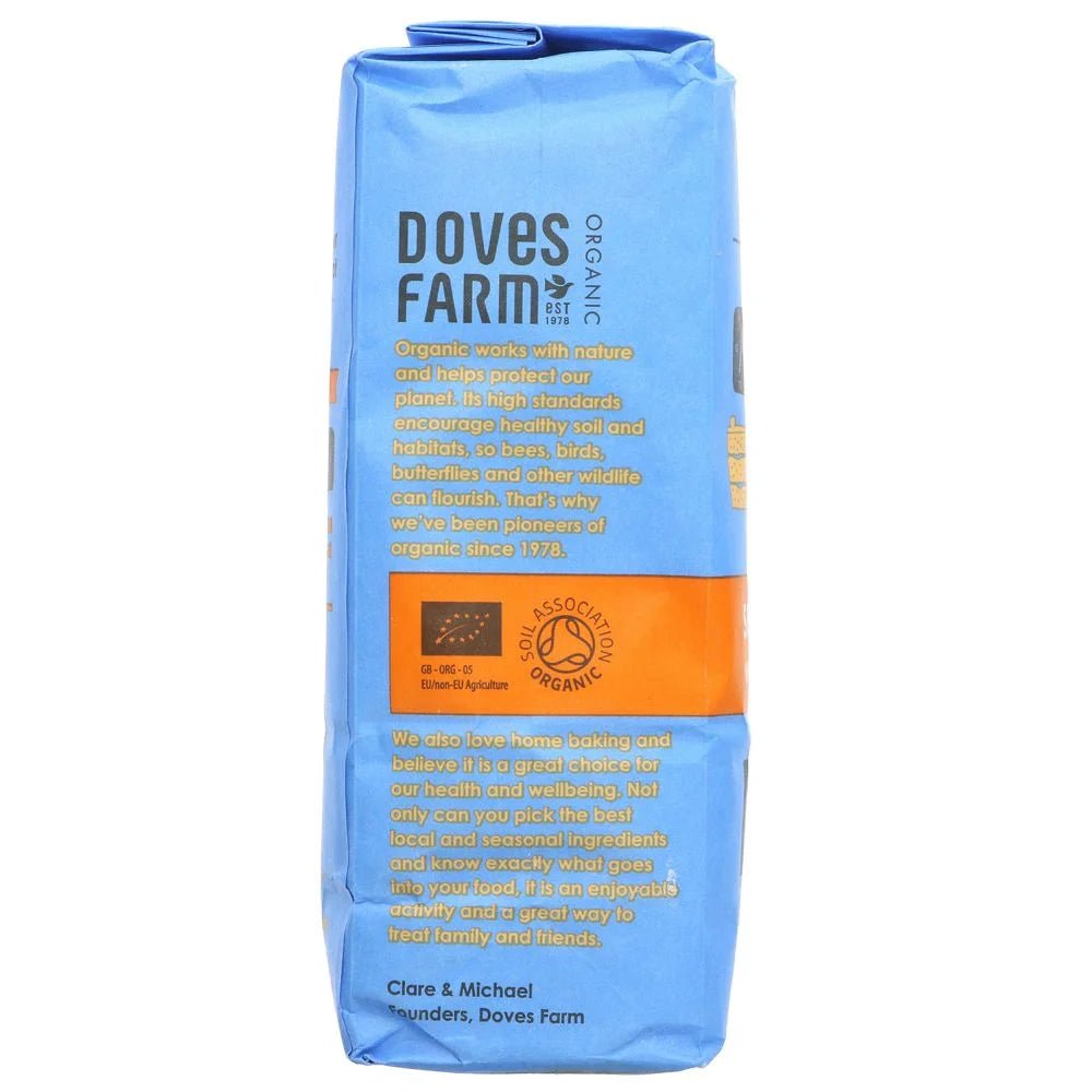Organic Self Raising White Flour 1kg BBE 08.10.2025 - Doves Farm - Flour - Doves Farm