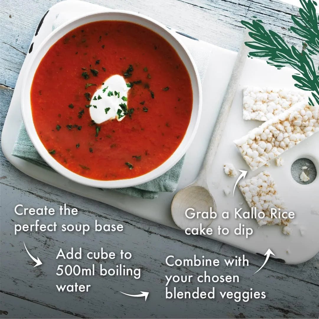 Organic Tomato & Herb Stock 6 Cubes - Kallo - Herbs & Spices - Kallo