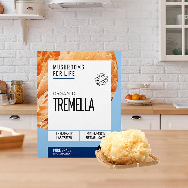 Organic Tremella Powder 60g - Mushrooms 4 Life - Mushroom powder - Eco Natural Products
