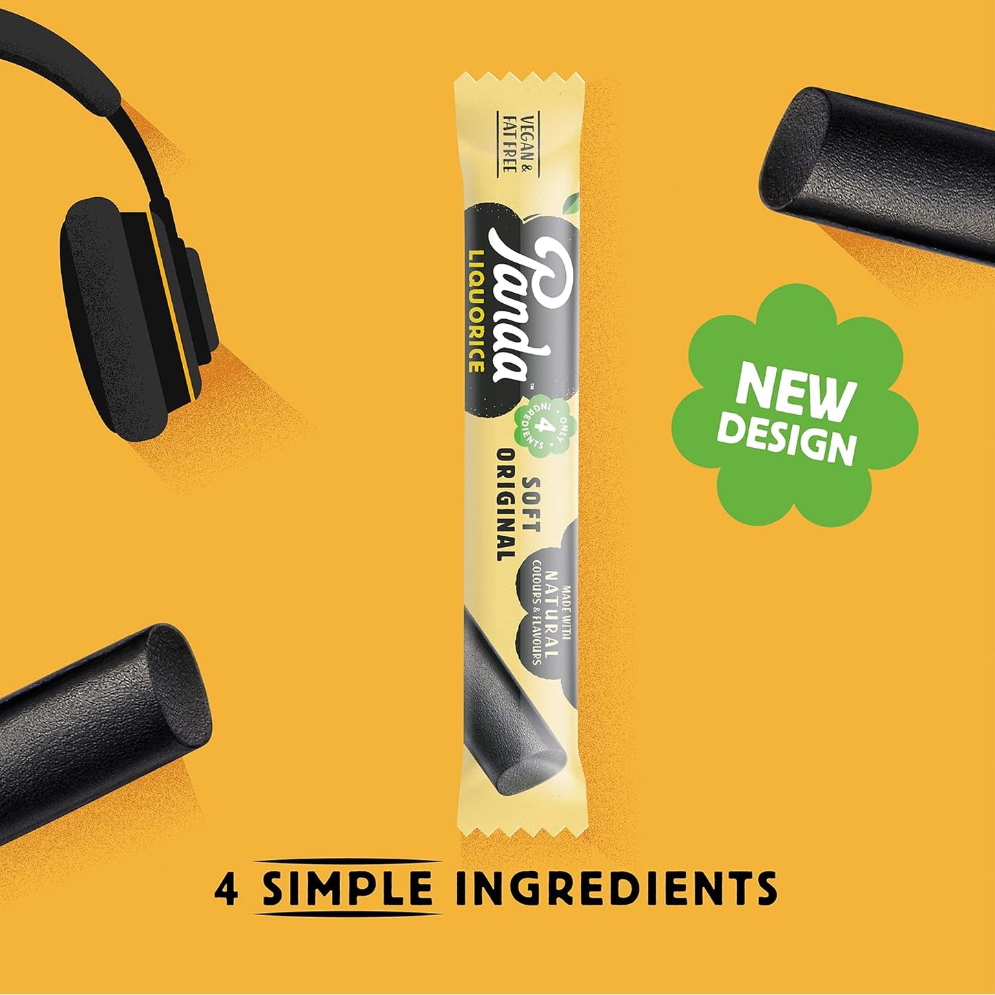 Original Liquorice Bar 32g - Panda Liquorice - Liquorice - Eco Natural Products