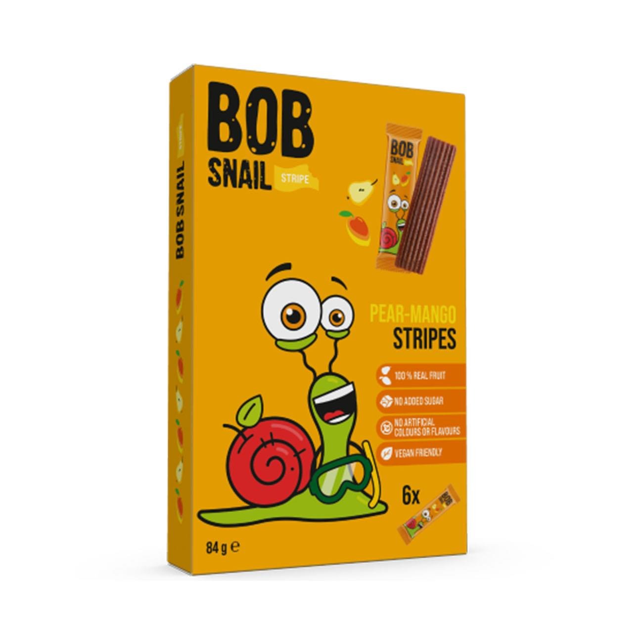 Pear - Mango Fruit Stripe 84g - Bob Snail - Fruit snack - Eco Natural Products