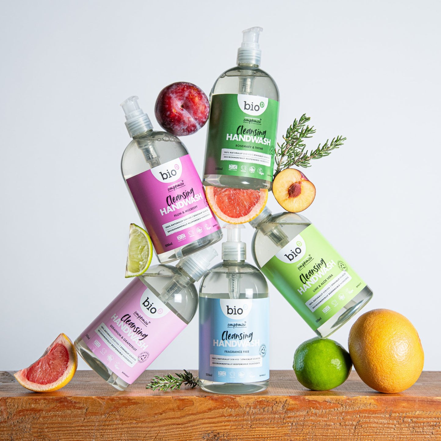 Plum and Mulberry Hand Wash 500ml - Bio - D - Hand Soap - Eco Natural Products