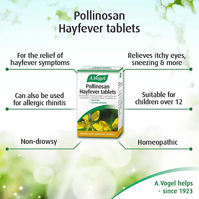 Pollinosan Hayfever Tablets 120's - A. Vogel - Herbal Supplement - Eco Natural Products