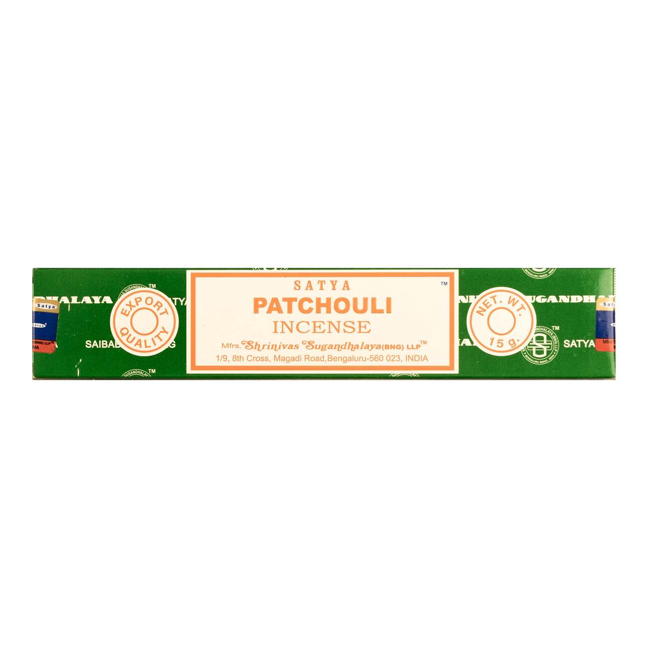 Satya Sai Patchouli Incense Sticks 15g - single pack