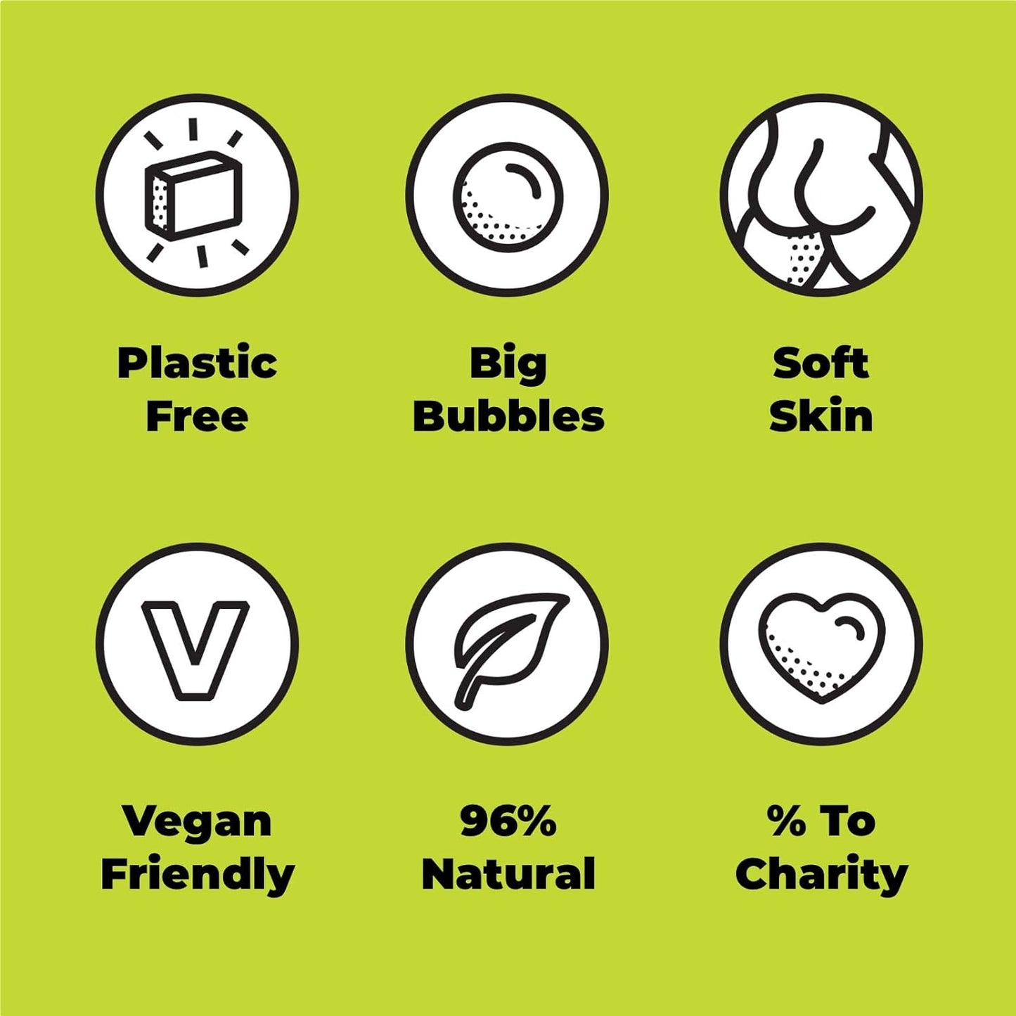 Solid Shower Gel: Naked Unscented 100g - Shower Blocks - Body Wash - Eco Natural Products