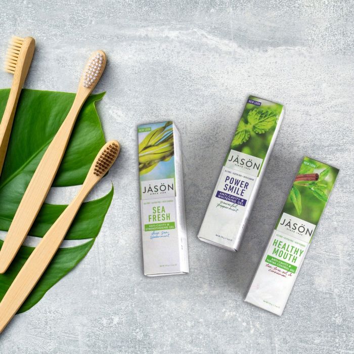 Toothpaste Gel Healthy Mouth Tartar Control Anti - Cavity 170g - Jason - toothpaste gel - Eco Natural Products