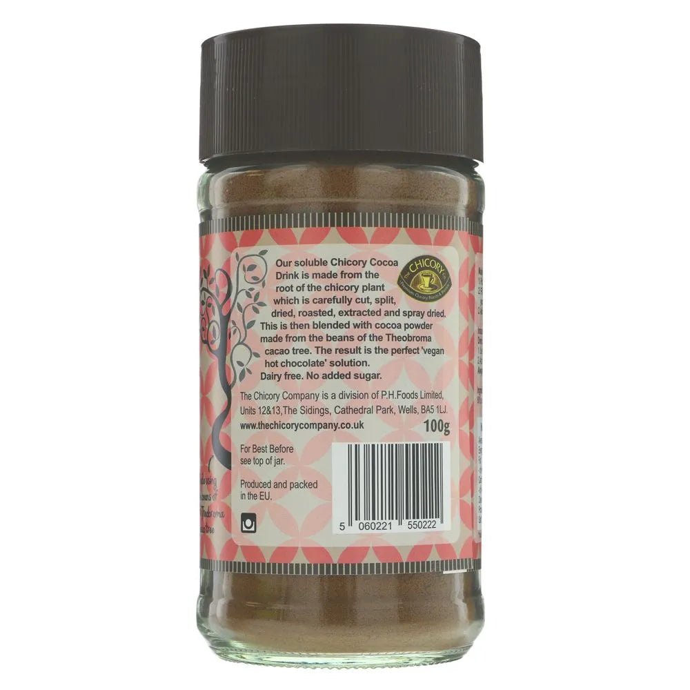 Vegan Chicory Cocoa 125g - Prewetts - Hot Chocolates - Prewetts