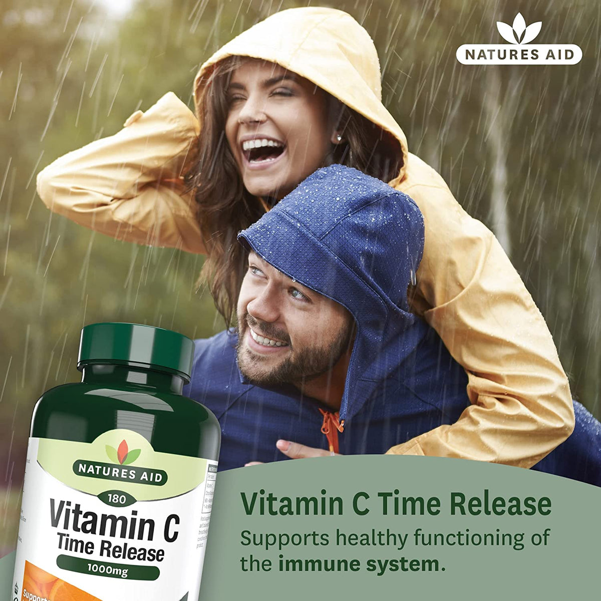 Vitamin C Time Release 1000mg bottle with botanicals