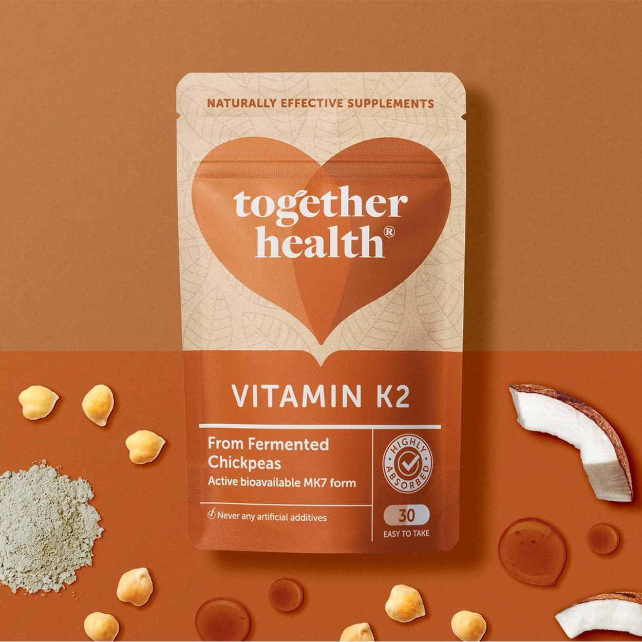 Vitamin K2 30 Capsules - Together Health - Food Supplement - Eco Natural Products