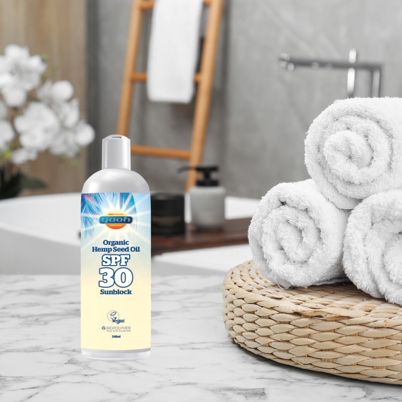 Yaoh Sunscreen Hemp Seed Oil SPF30 240ml - Yaoh - Sun Cream - Eco Natural Products