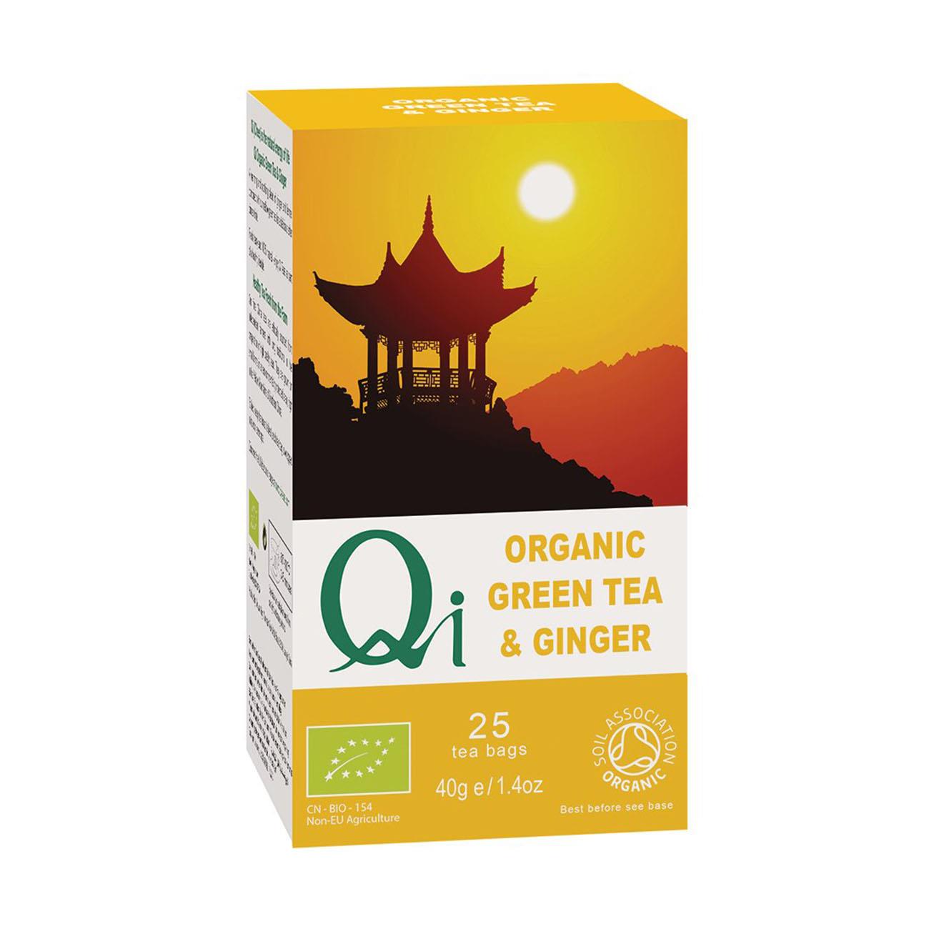 Organic Green Tea & Ginger 25 Bags