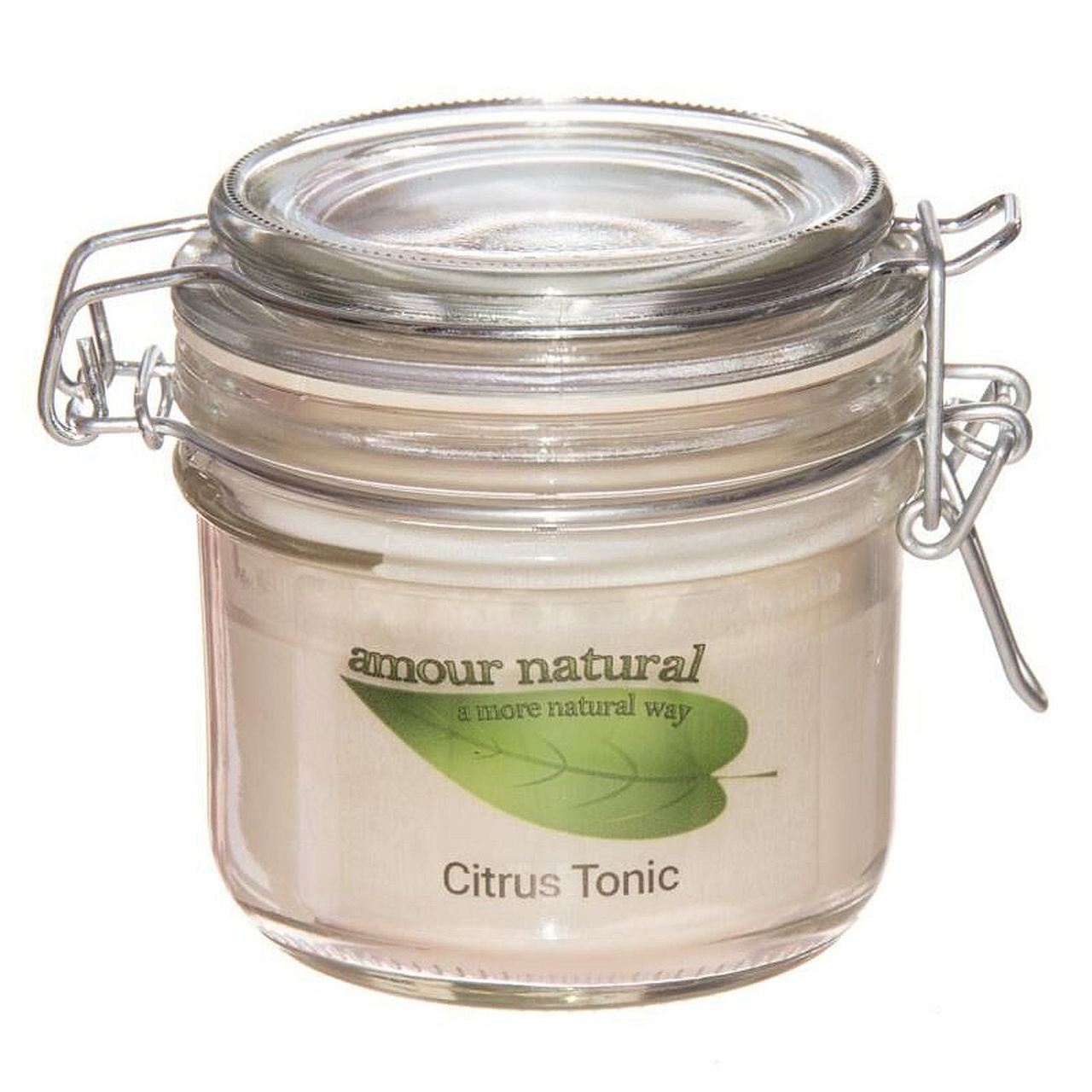 Candle in a Glass Jar Clip-Style Lid - Citrus tonic - 200ml