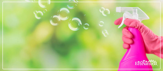 Natural toxin-free spring cleaning supplies
