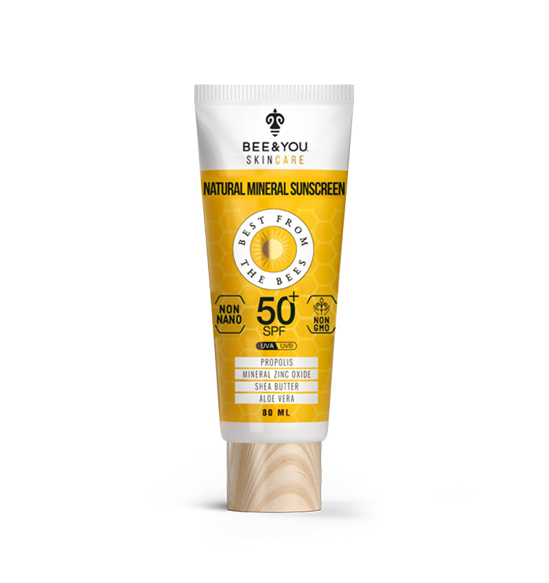 Bee and You Mineral Sunscreen SPF50 80ml front