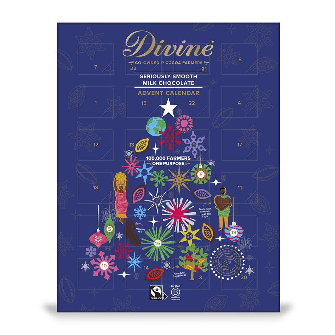 Fairtrade Milk Chocolate Advent Calendar 85g