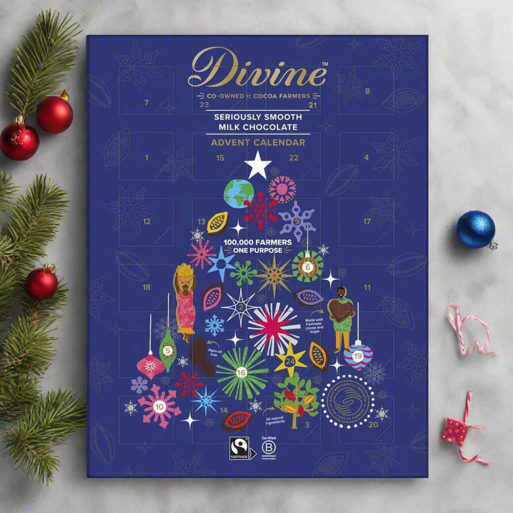 Fairtrade Milk Chocolate Advent Calendar 85g